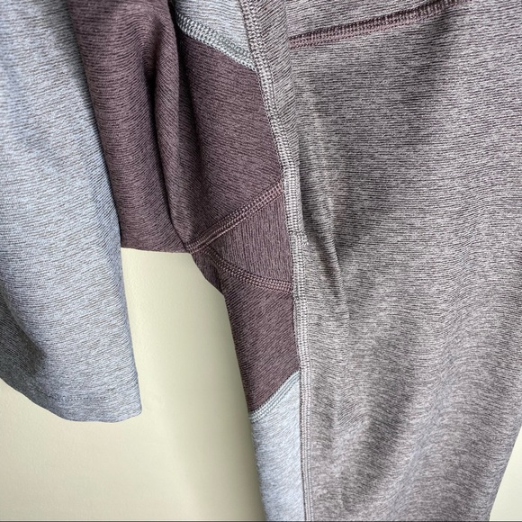 OUTDOOR VOICES Brown TriTone 7/8 Warm Up Leggings Size XS - Picture 5 of 6